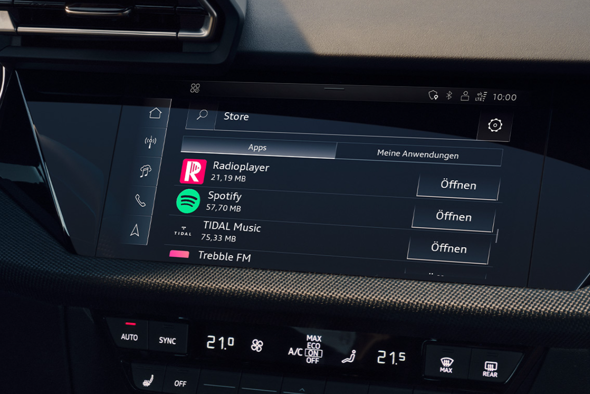 Audi A3 allstreet TFSIe ecrã dinâmico