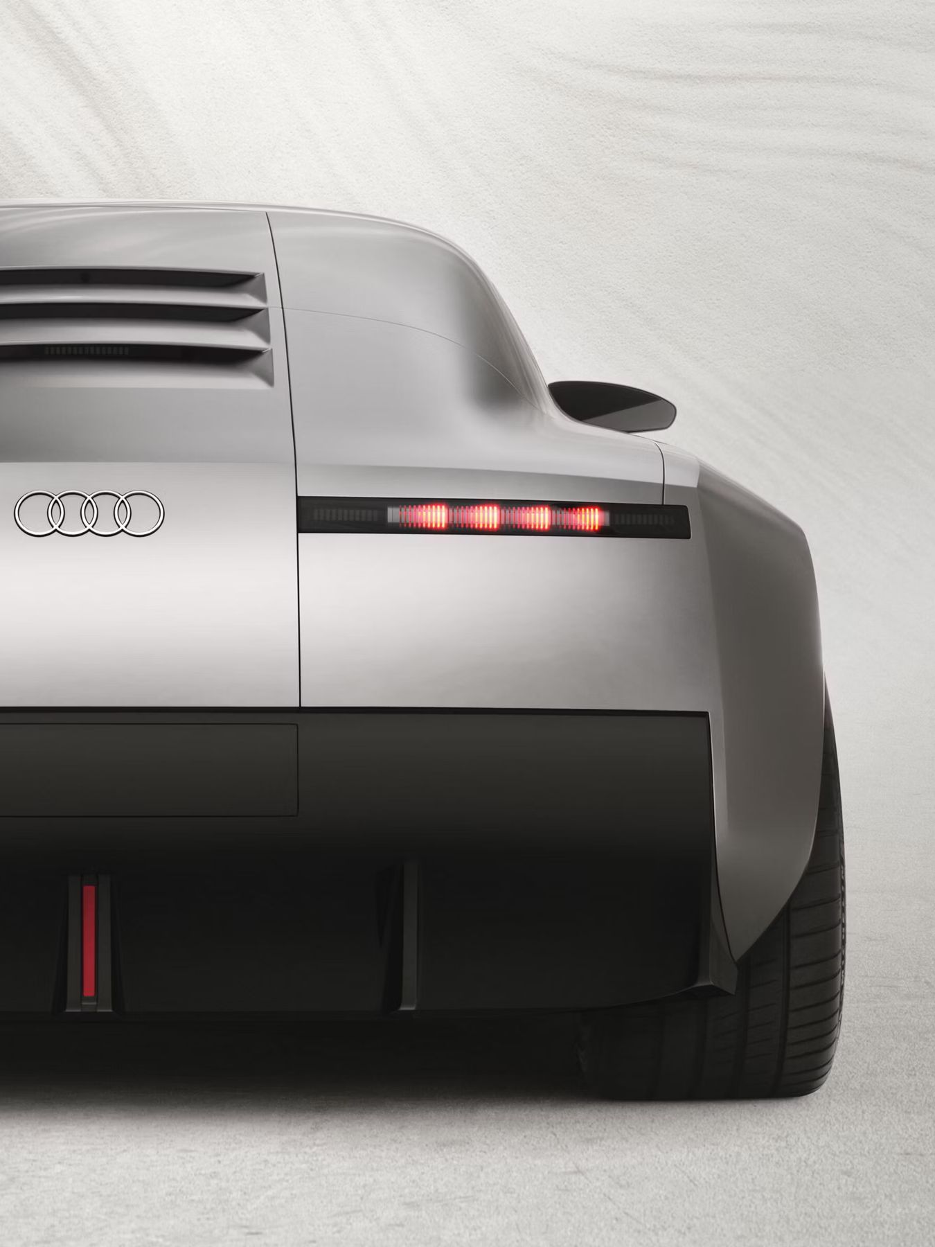 Detalhe da traseira do Audi Concept C