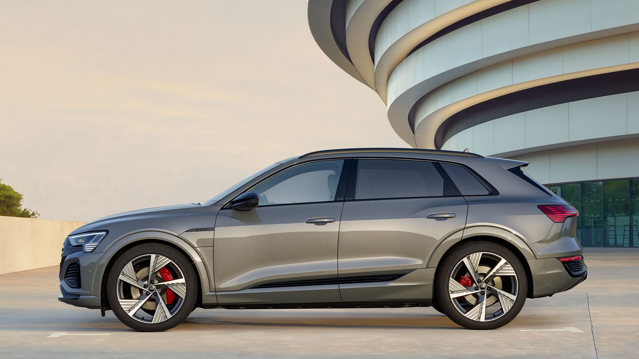 Automóvel Audi vista lateral