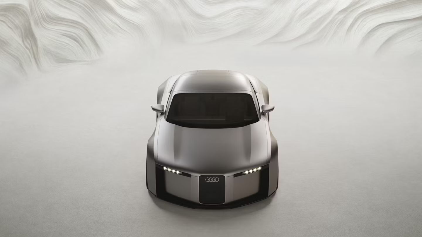 Vista frontal do Audi Concept C