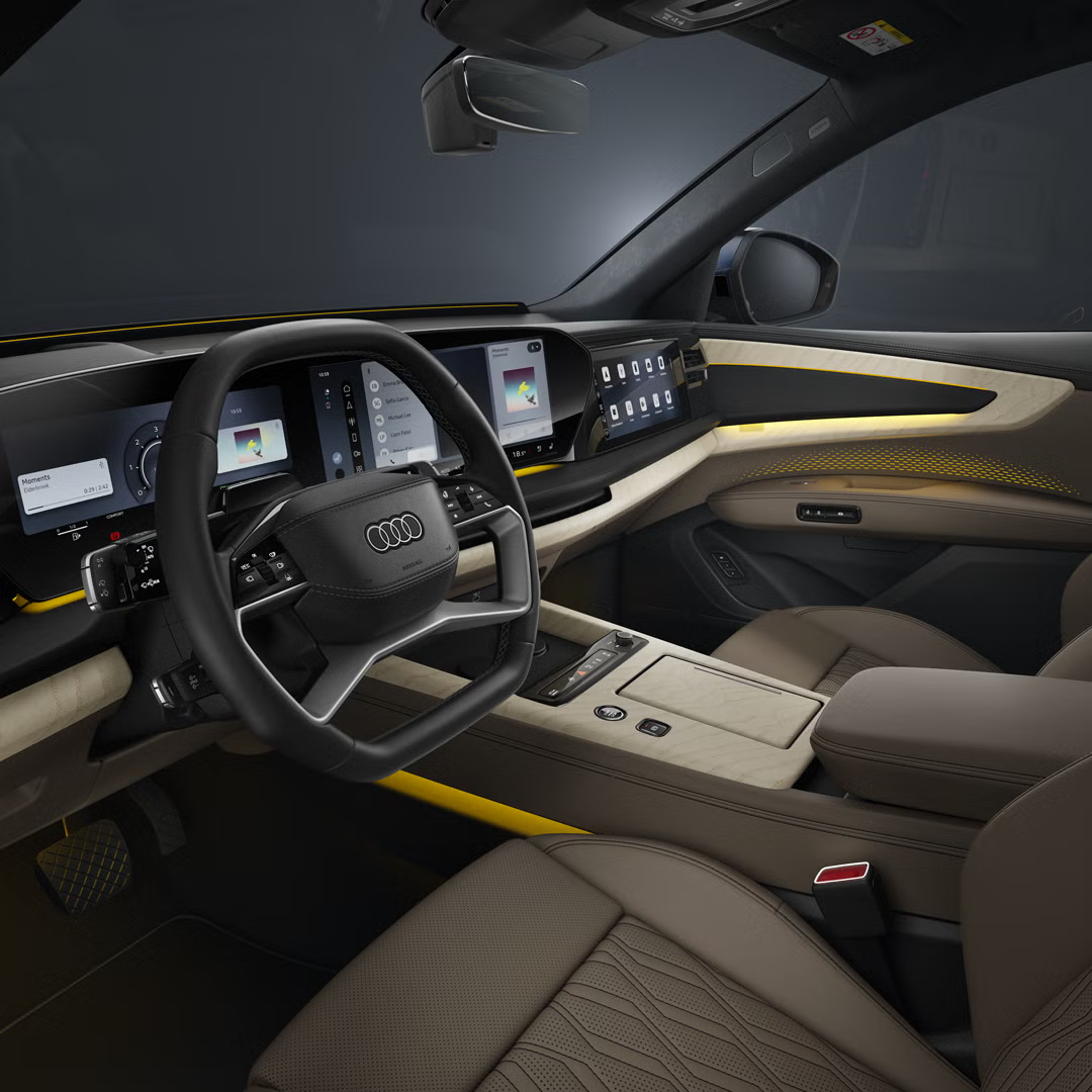 Cockpit do novo Audi Q9.