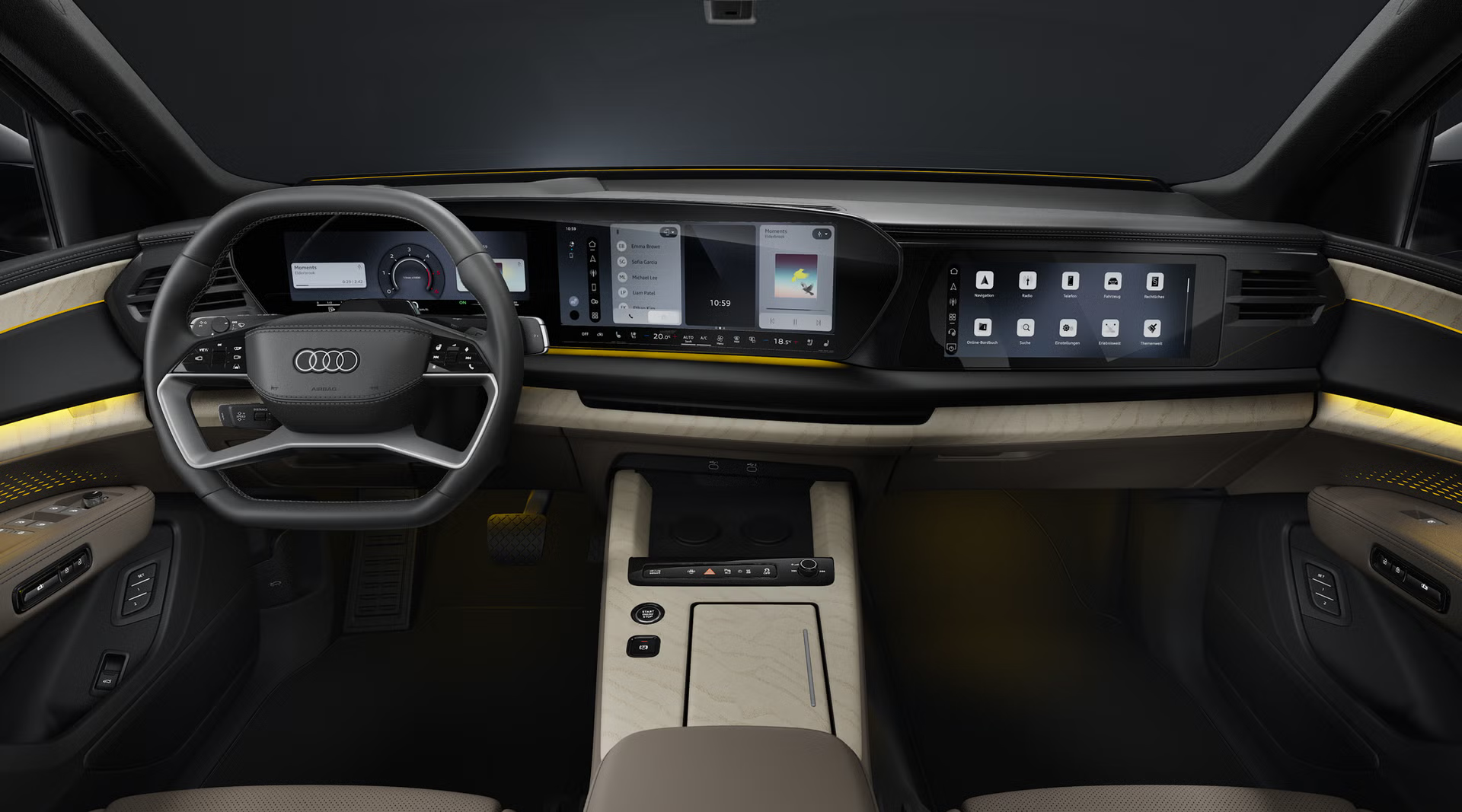 Cockpit novo Audi Q9