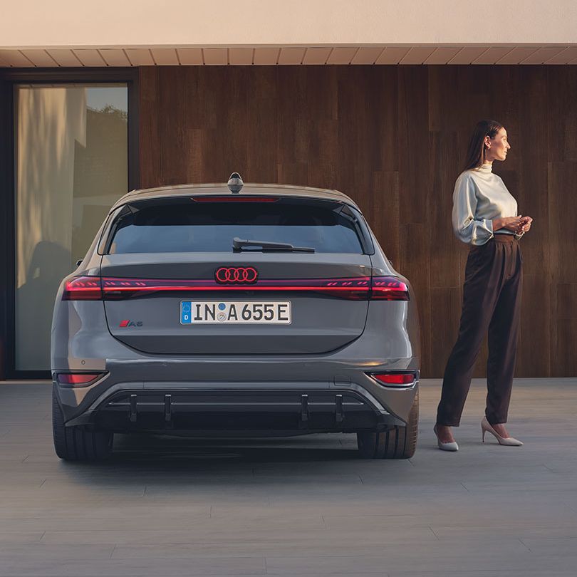 Audi A6 Avant e-tron vista traseira