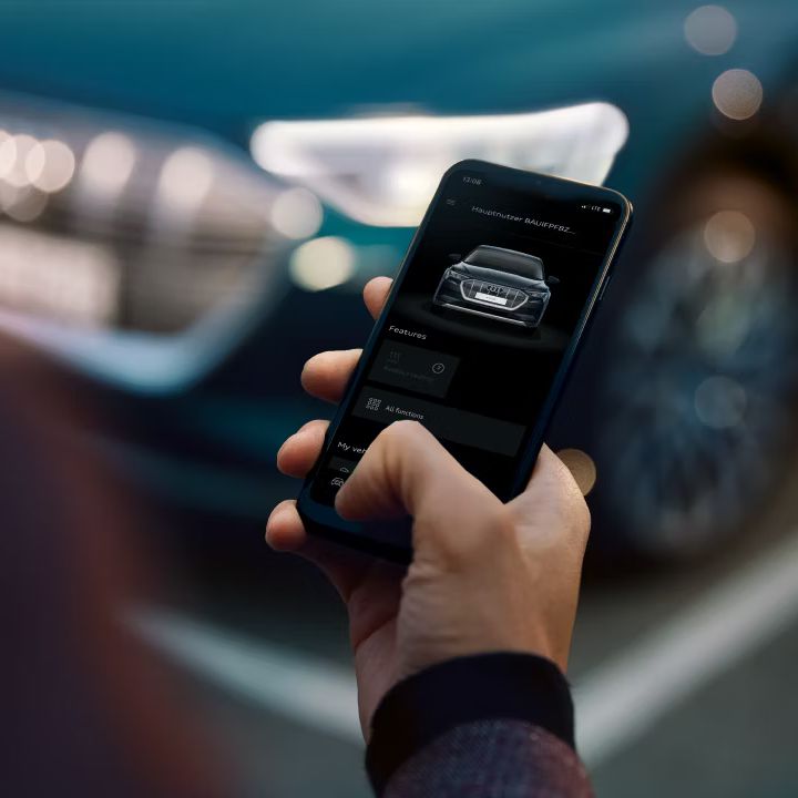 Smartphone-Steuerung mit der myAudi App