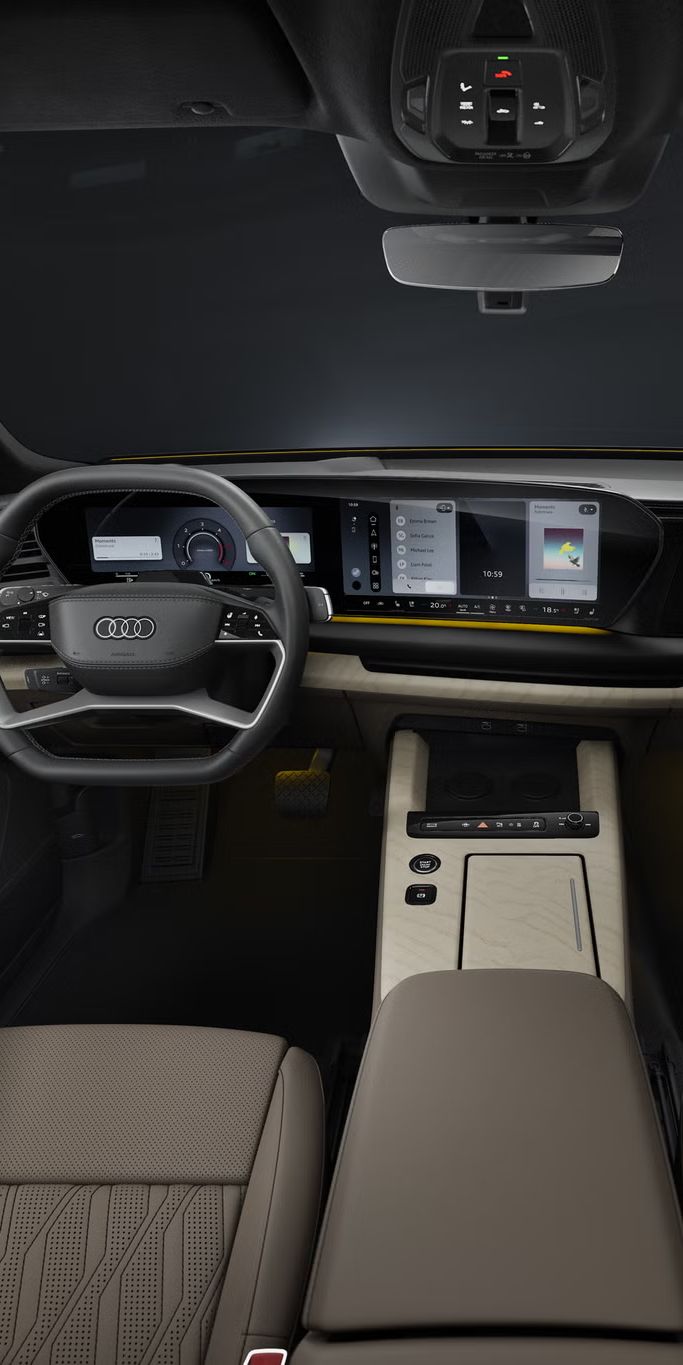 Head-up Display e Consola Central do novo Audi Q9