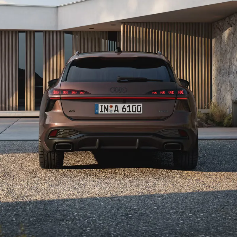 Audi A6 Avant vista traseira
