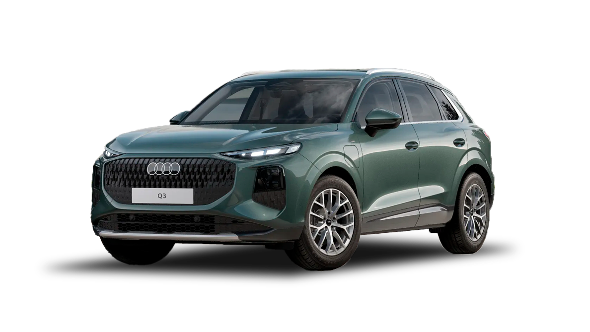 Audi Q3 SUV e-hybrid de perfil